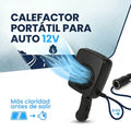 Calefactor portátil 2 en 1 para auto - Desempaña tu parabrisas antes de conducir