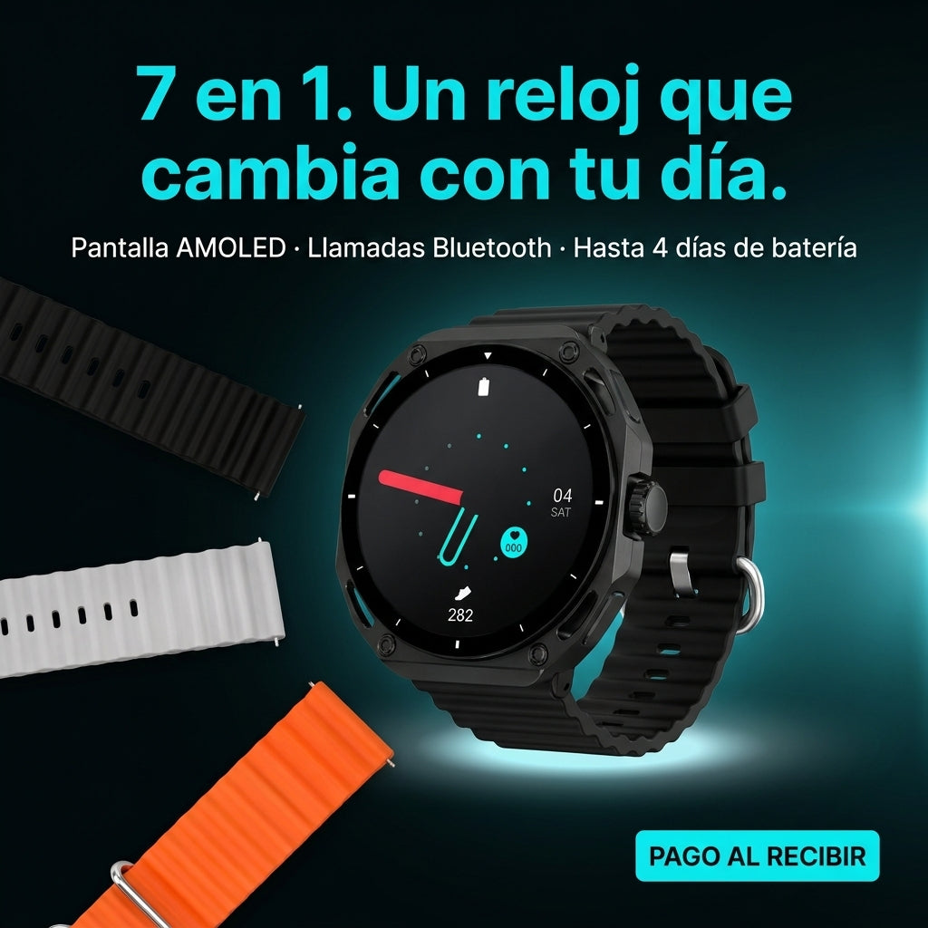 V18 PROMAX 7 EN 1 RELOJ INTELIGENTE
