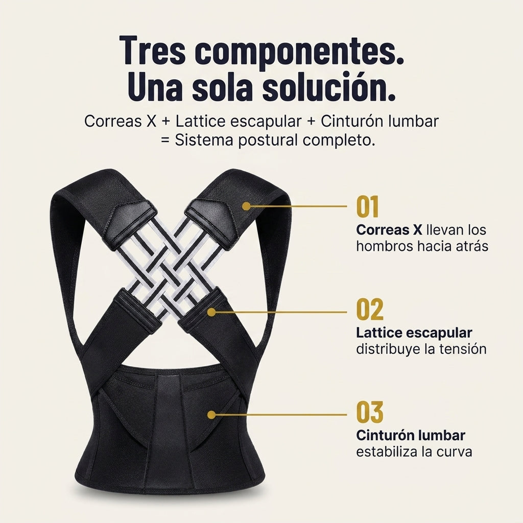 Chaleco Corrector Trenzado Postura — vista 3