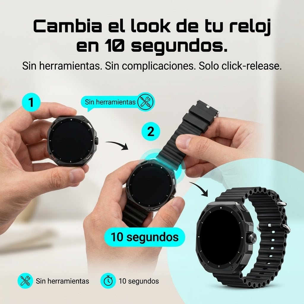 V18 PROMAX 7 EN 1 RELOJ INTELIGENTE