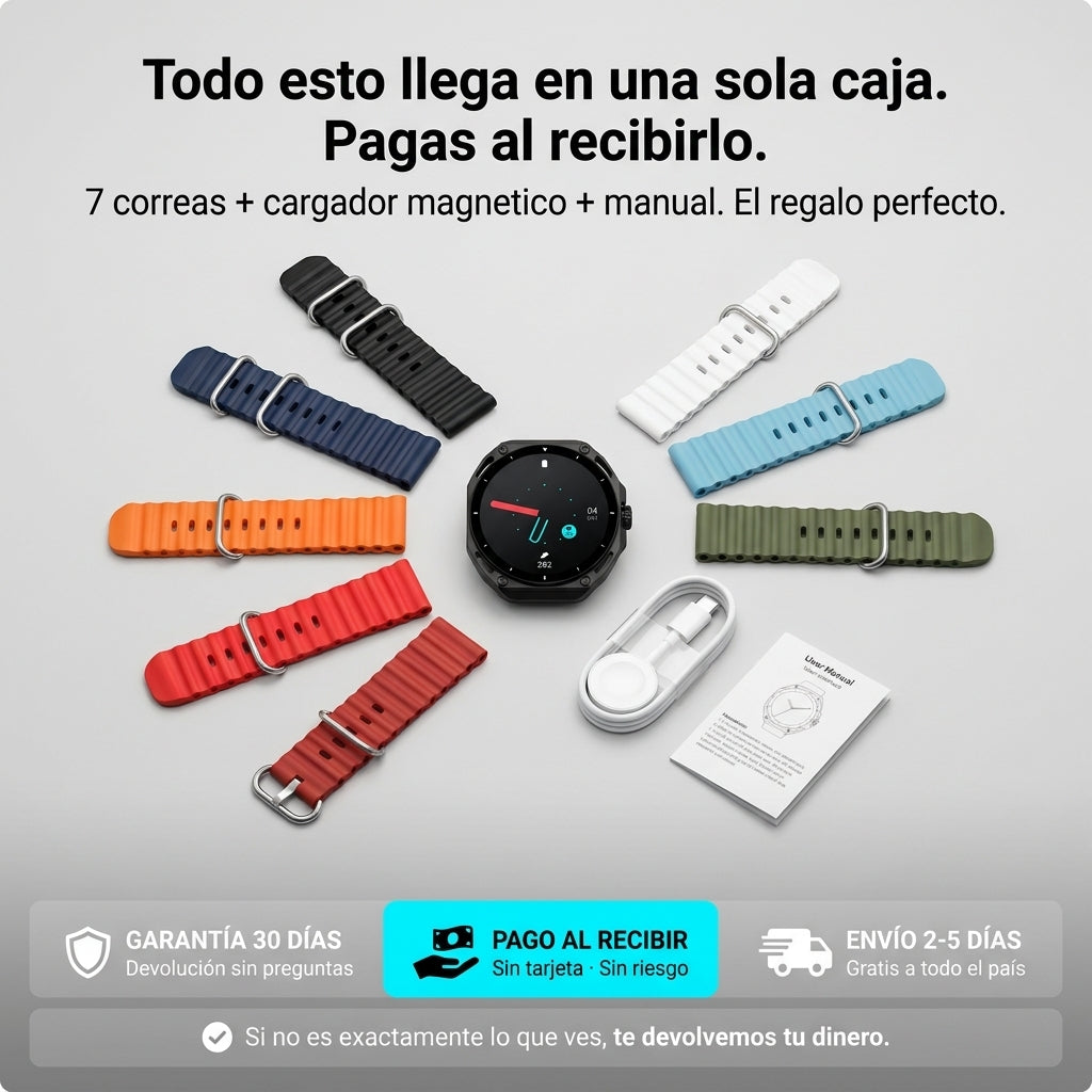 V18 PROMAX 7 EN 1 RELOJ INTELIGENTE