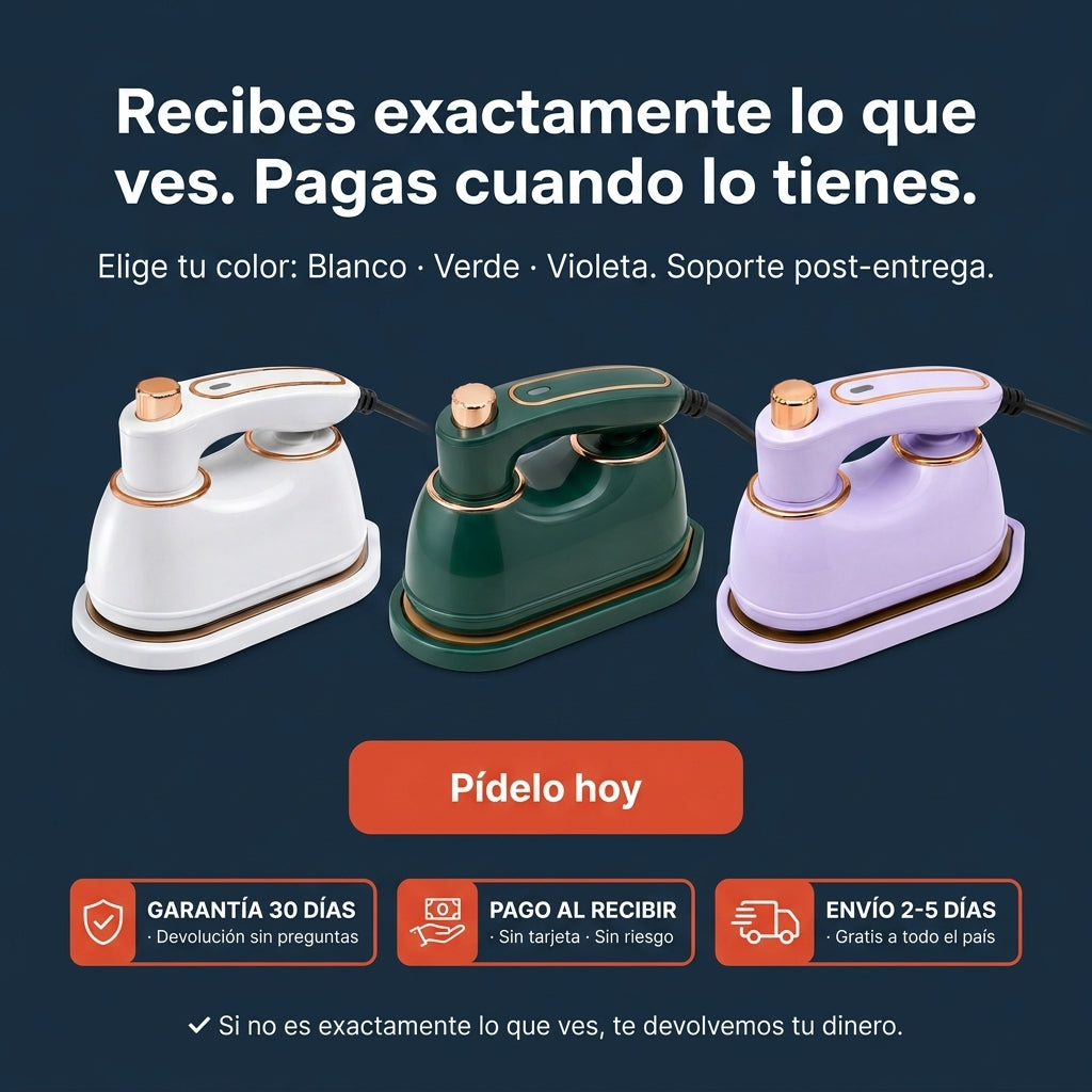 Mini Plancha Vapor Calentamiento Rapido  - id123103 — vista 7