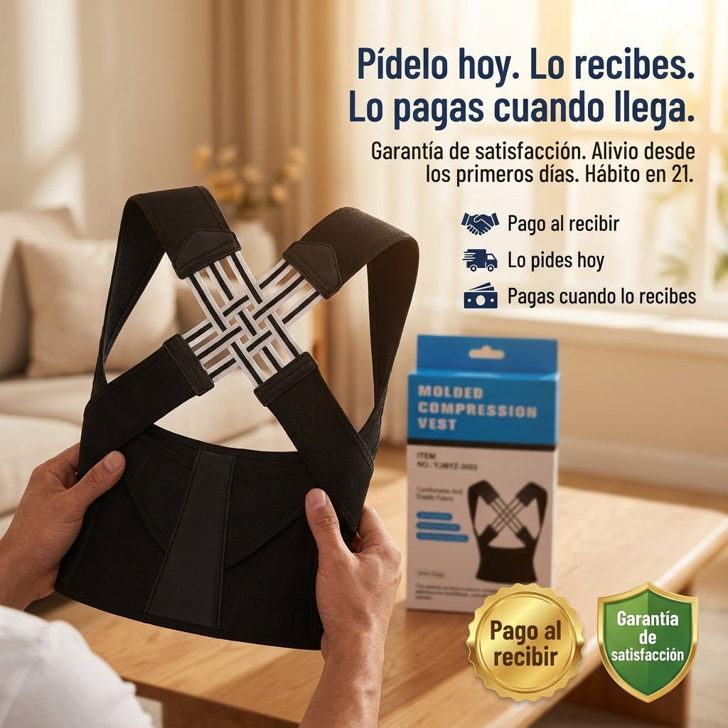 Chaleco Corrector Trenzado Postura — vista 7