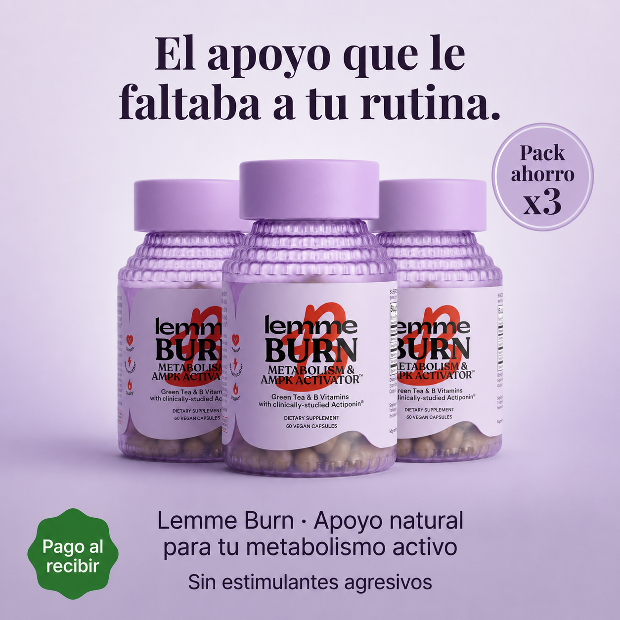 Lemme Burn – Pack de 3 Unidades